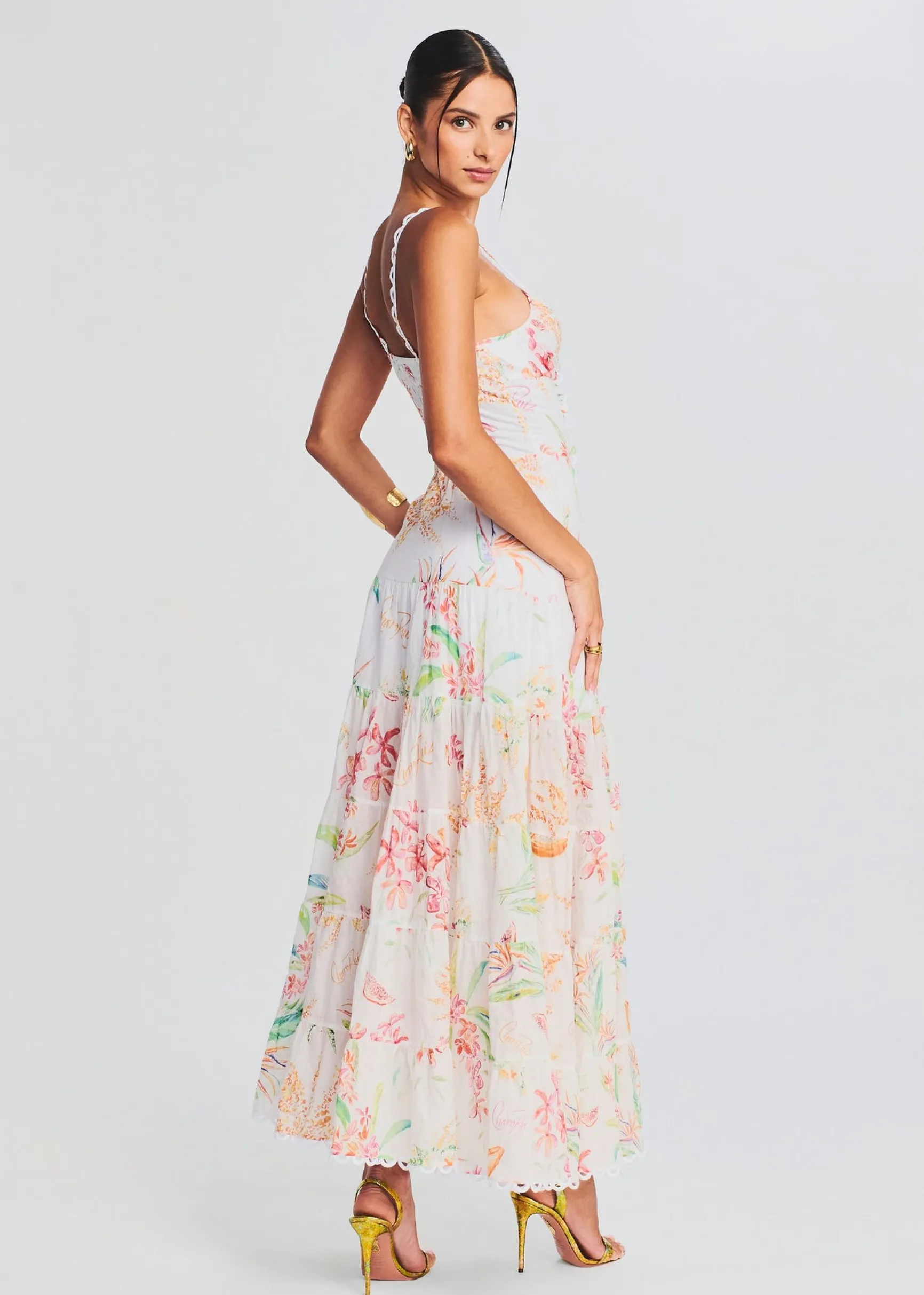melia_long_dress_3.webp Honeymoon Looks*Retrofete Melia Long Dress White Fresca