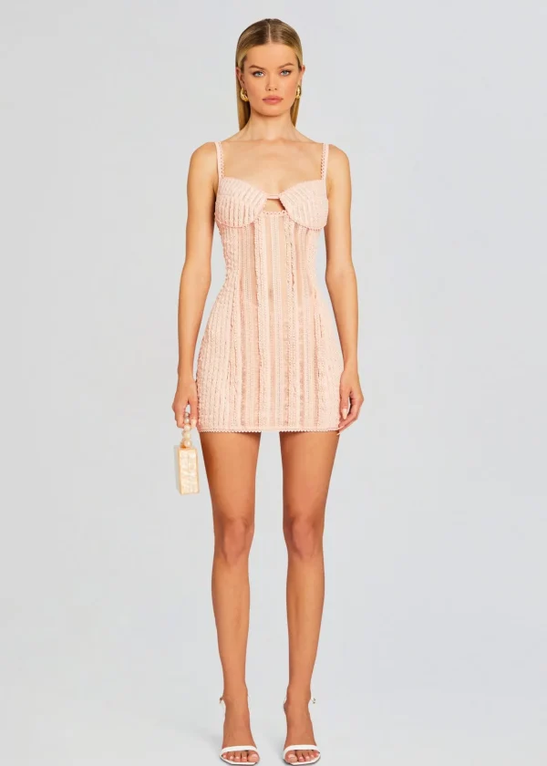 Trending*Retrofete Mercey Short Dress Dusty Pink
