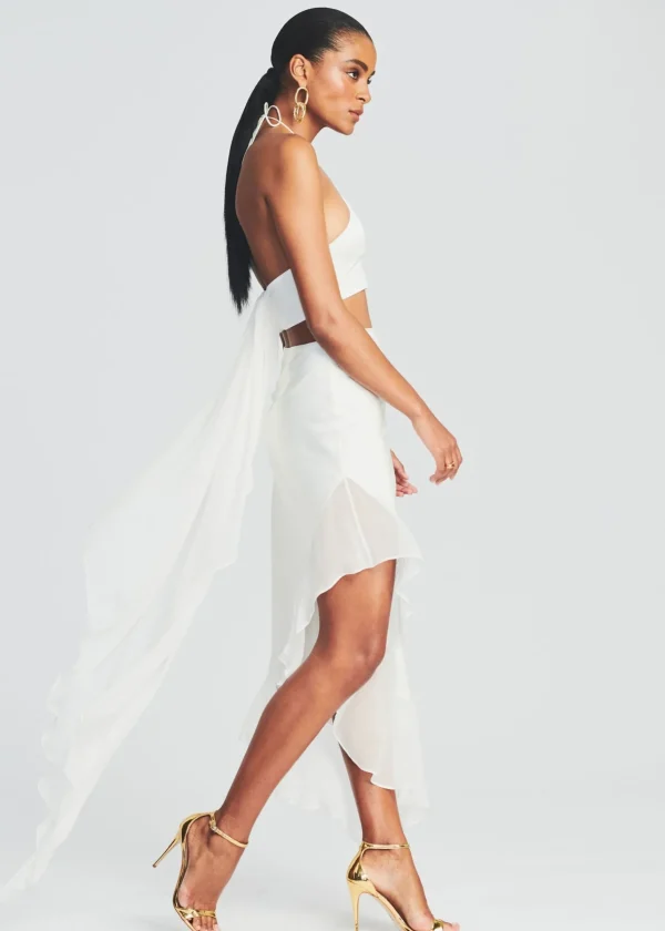 Final Sale*Retrofete Mesta Silk Top White