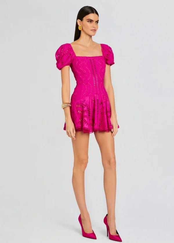 Mini*Retrofete Mexik Short Dress Hot Pink