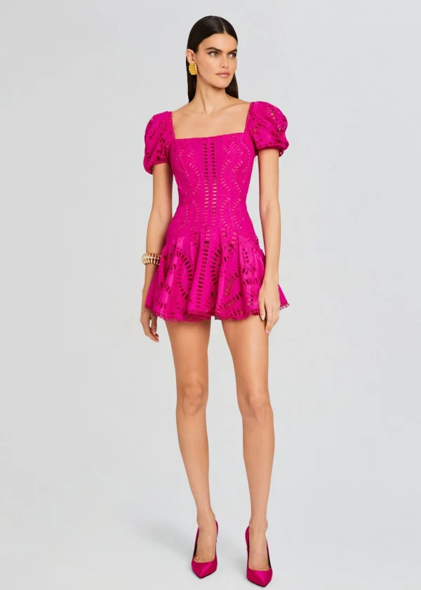 Mini*Retrofete Mexik Short Dress Hot Pink