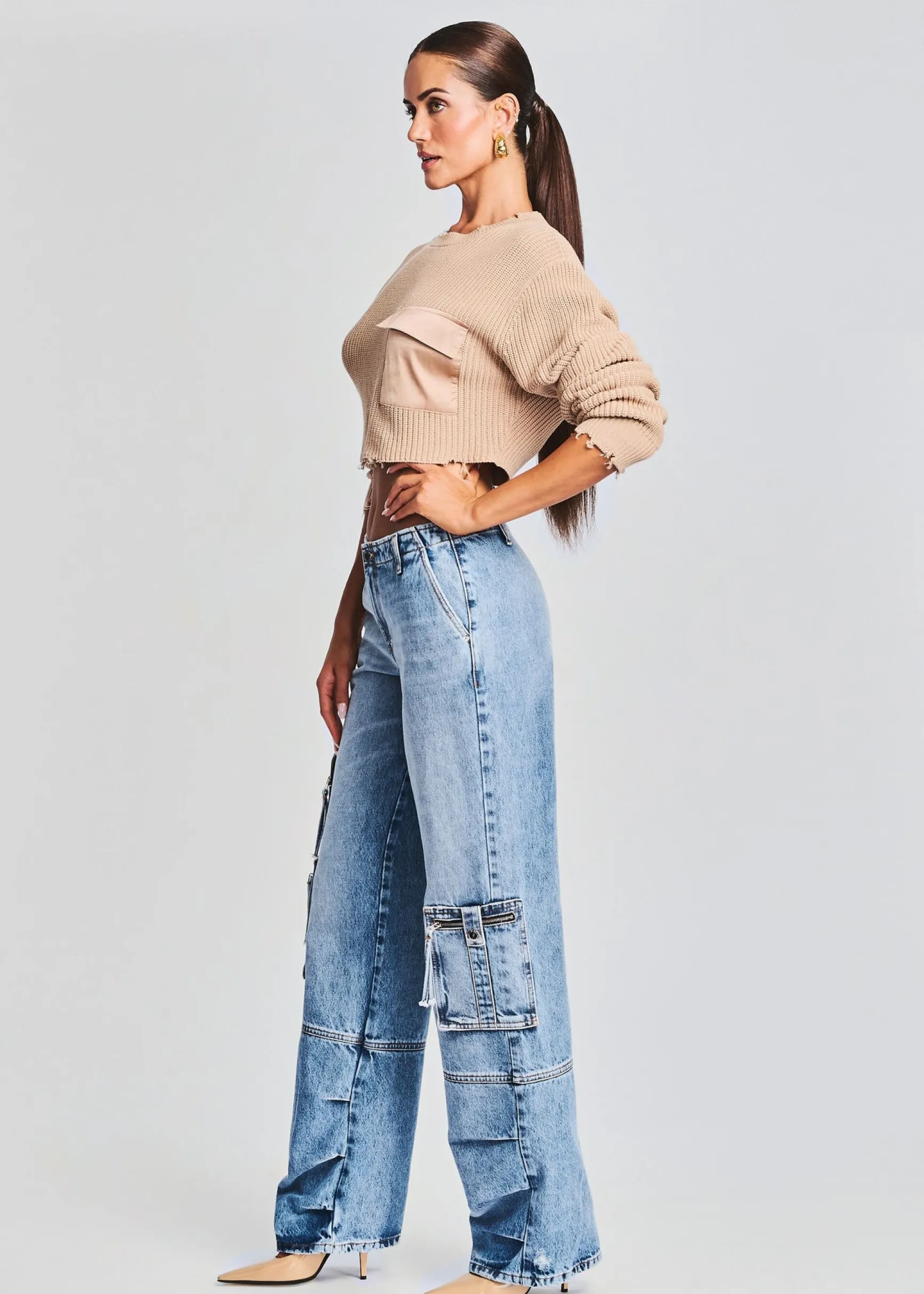 mid_cropped_devin_sweater_2.webp Neutral Moments*Retrofete Mid Cropped Devin Sweater Tan