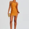 Resort '24*Retrofete Millane Dress Tobacco