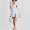 RETROFÊTE*Retrofete Mimi Rib Knit Dress White