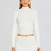 Spring Knits*Retrofete Minerva Top White
