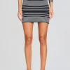 Night Out*Retrofete Minette Skirt Metallic Black/Silv