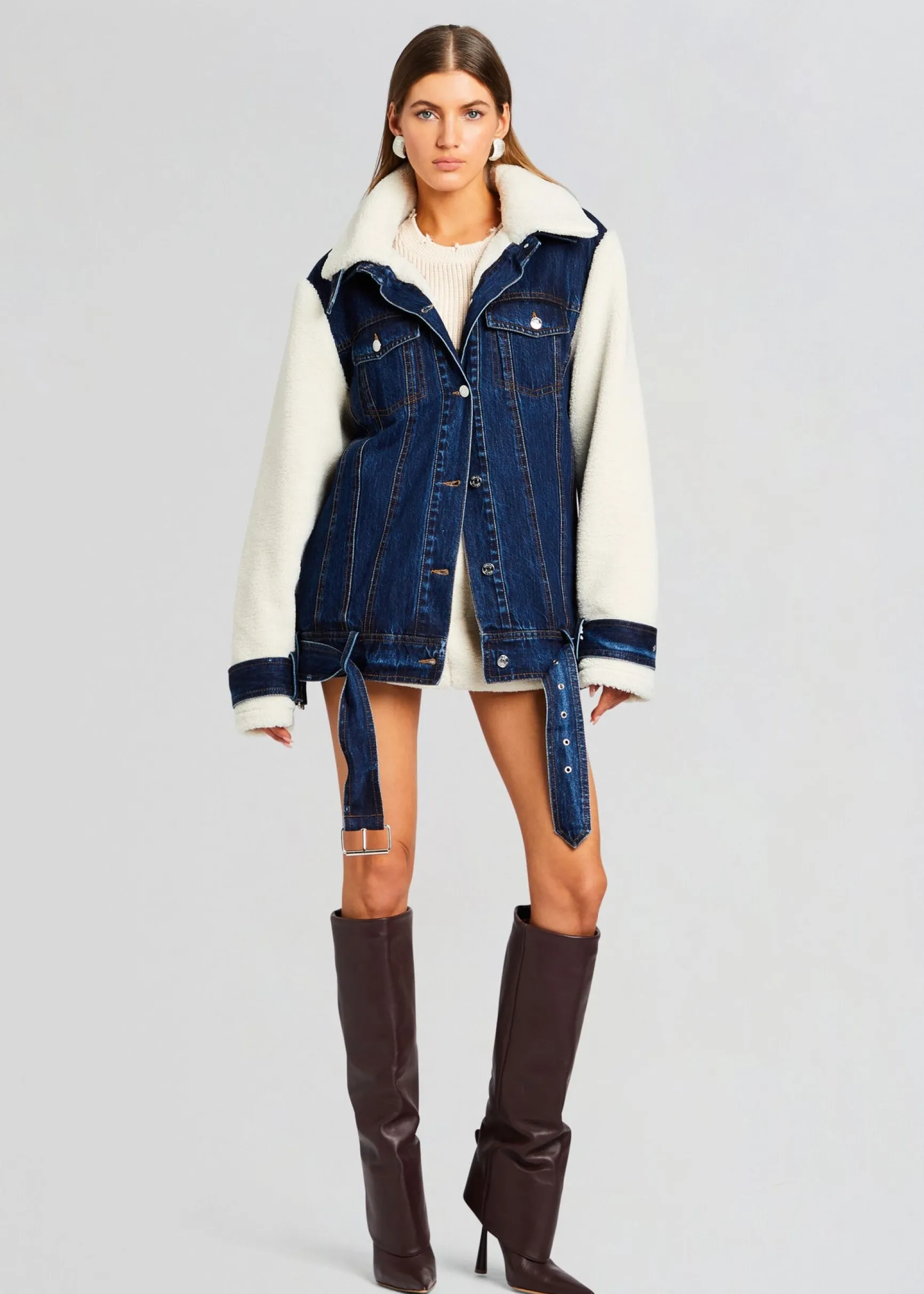 mink_teddy_denim_jacket_1.webp Jackets*Retrofete Mink Teddy Denim Jacket Deep Sea