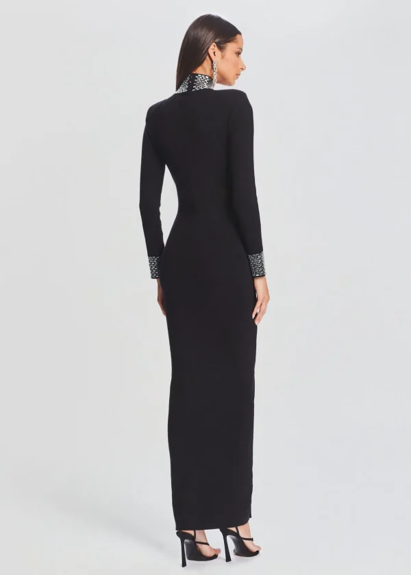 Dresses*Retrofete Monroe Embellished Knit Dress Black
