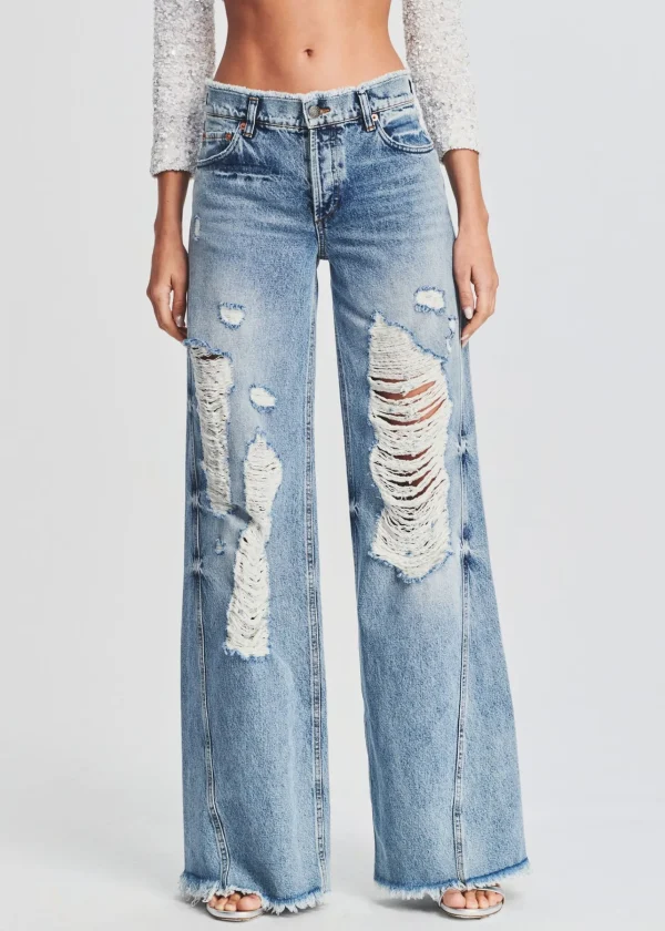 Bottoms*Retrofete Mountain Wide Leg Jean Sorrento