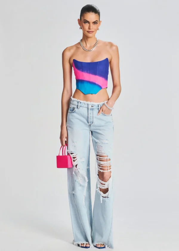 Denim*Retrofete Mountain Wide Leg Jean Skylight