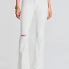 Bachelorette Party*Retrofete Murphy Mid Rise Jean White