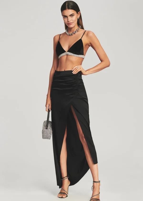 Honeymoon Looks*Retrofete Naomi Skirt Black