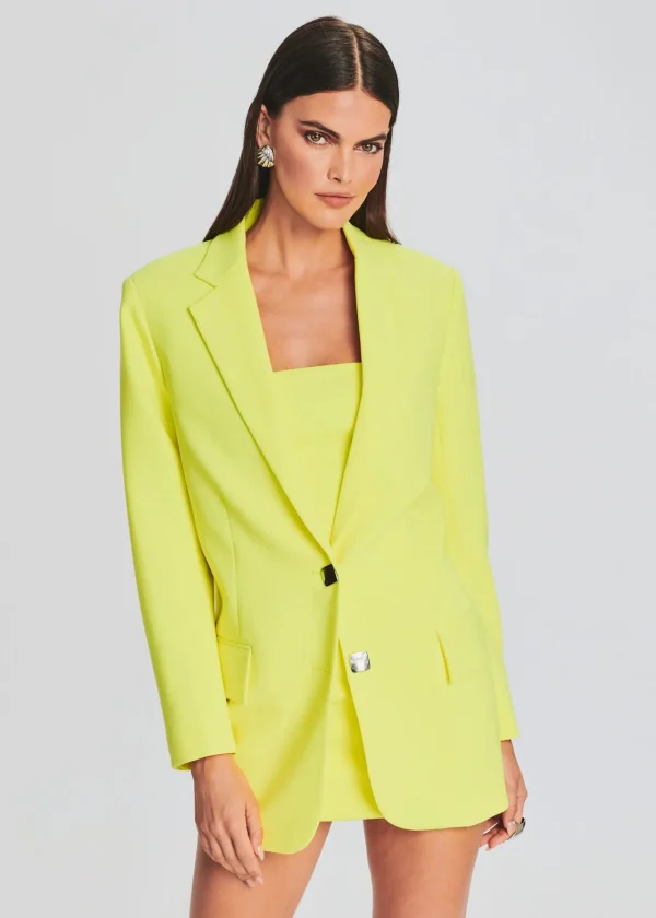 Jackets*Retrofete Natal Blazer Neon Yellow