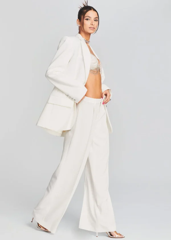 Bridal Shower*Retrofete Natal Blazer White