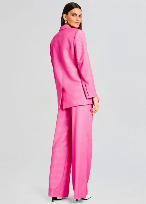 Night Out*Retrofete Natasha Blazer Pink/White Stripe
