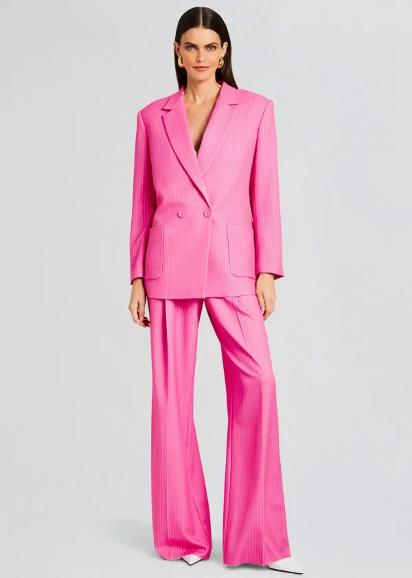 Night Out*Retrofete Natasha Blazer Pink/White Stripe