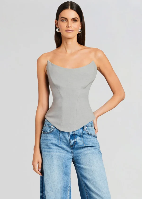 Tops*Retrofete Nemesis Corset Grey