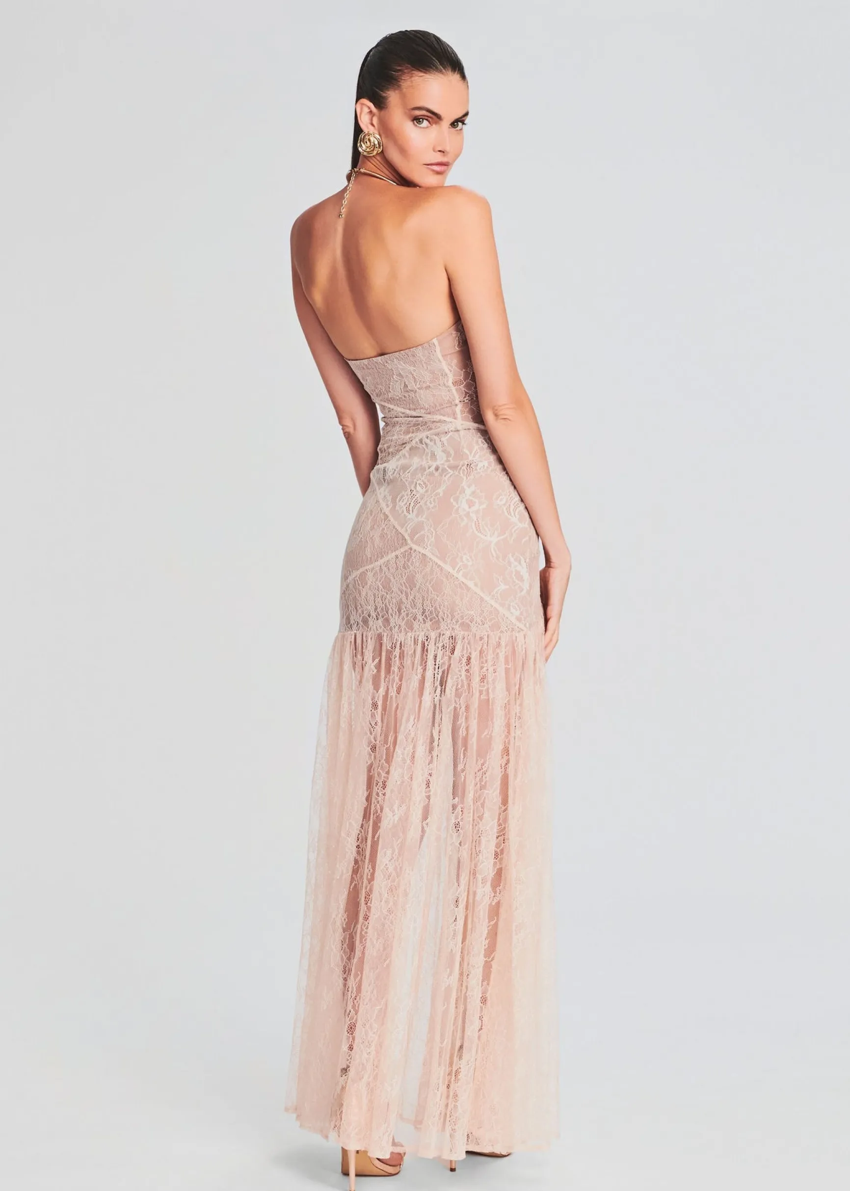 nicole_lace_dress_3.webp Honeymoon Looks*Retrofete Nicole Lace Dress Dusty Peach