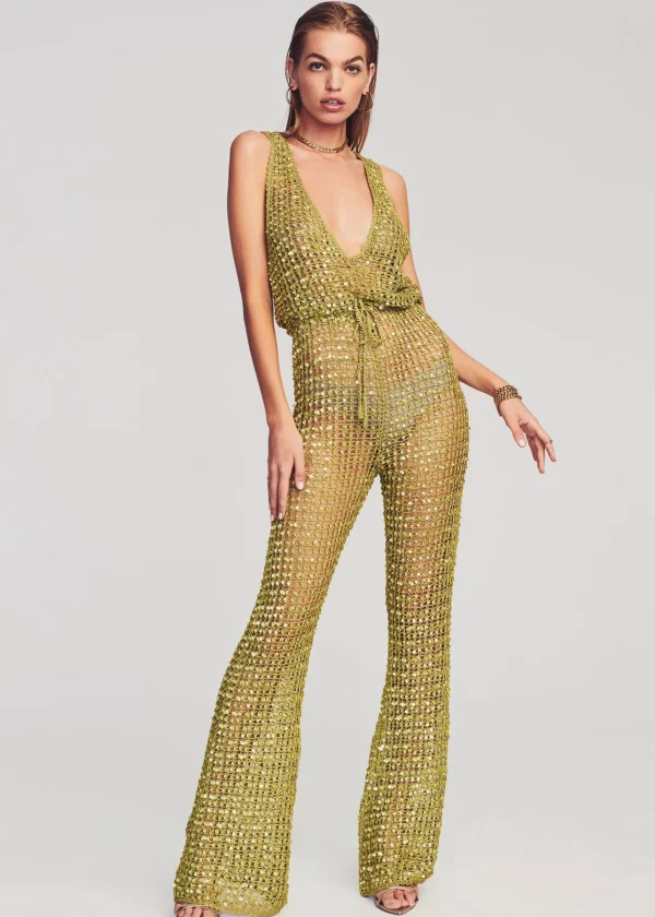 Jumpsuits*Retrofete Nirvana Jumpsuit Pistachio