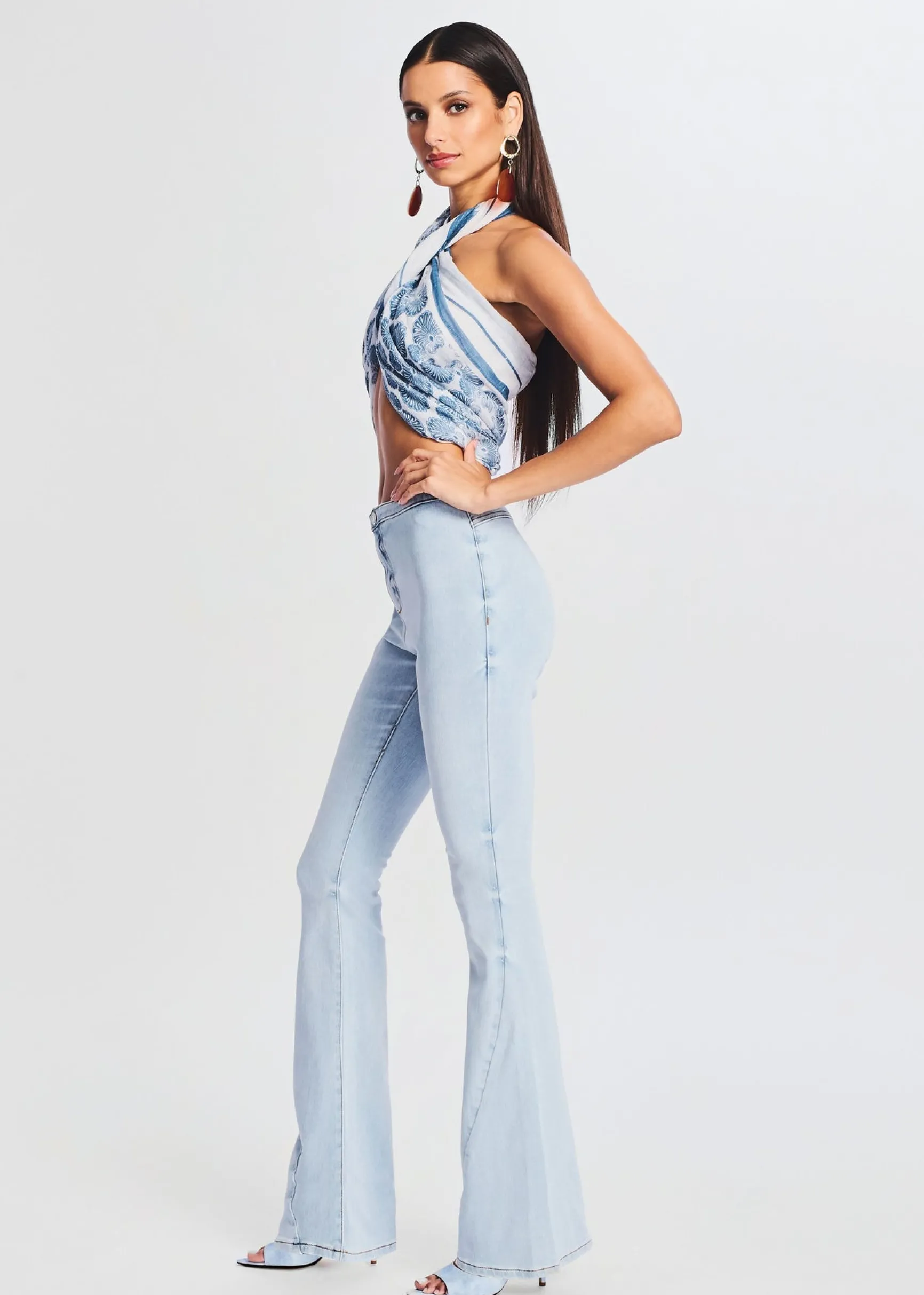 nora_mid_rise_flare_jean_2.webp Bottoms*Retrofete Nora Mid Rise Flare Jean Skylight