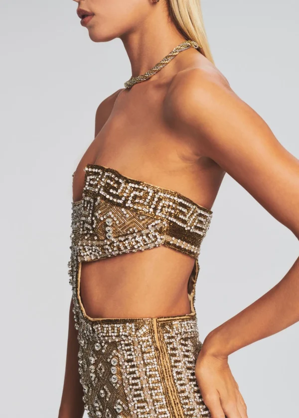 RETROFÊTE*Retrofete Norma Dress Gold