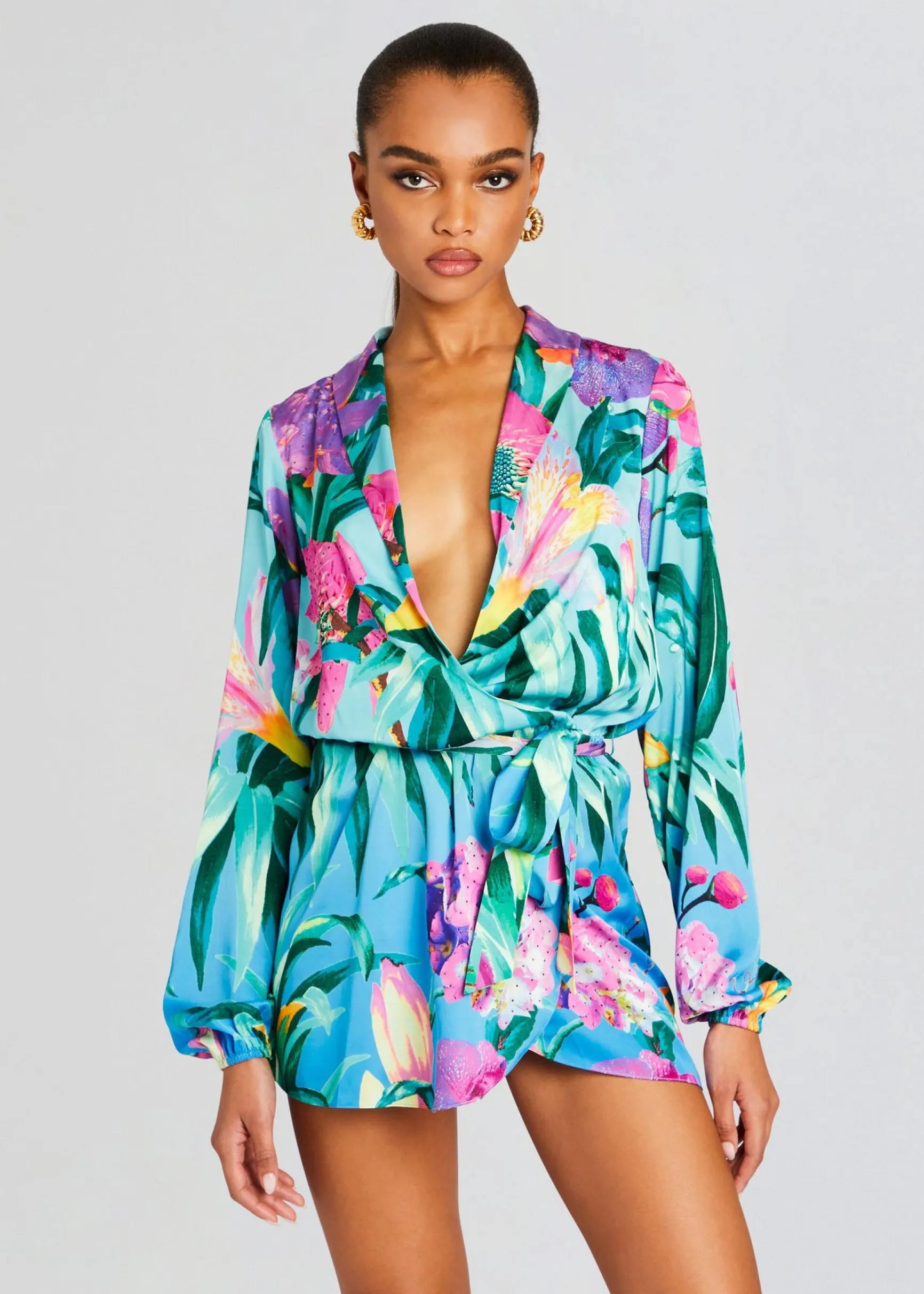 ocean_mini_dress_1-3.webp Dresses*Retrofete Ocean Mini Dress Turquoise