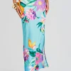 Resort '24*Retrofete Ocean Skirt Turquoise