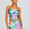 Tops*Retrofete Ocean Top Turquoise