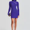 Dresses*Retrofete Oceana Sweater Dress Violet Indigo