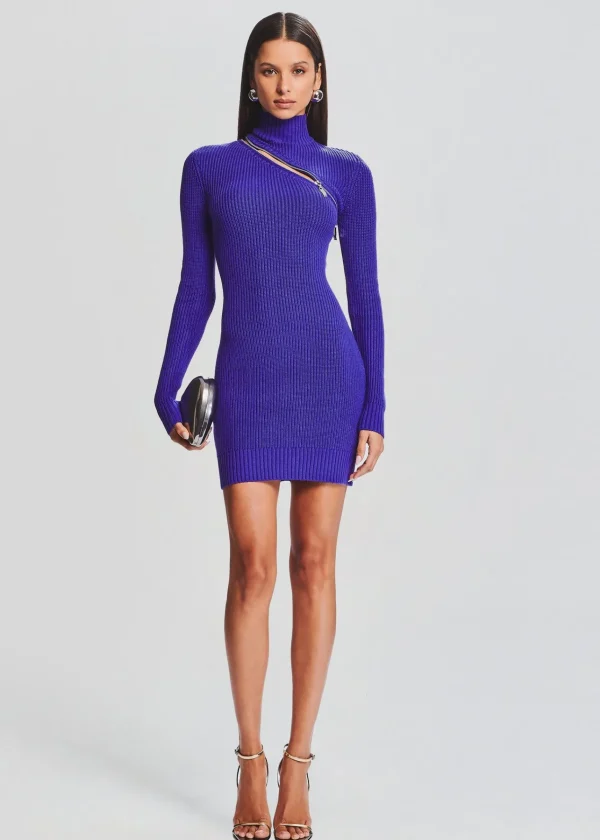 Dresses*Retrofete Oceana Sweater Dress Violet Indigo