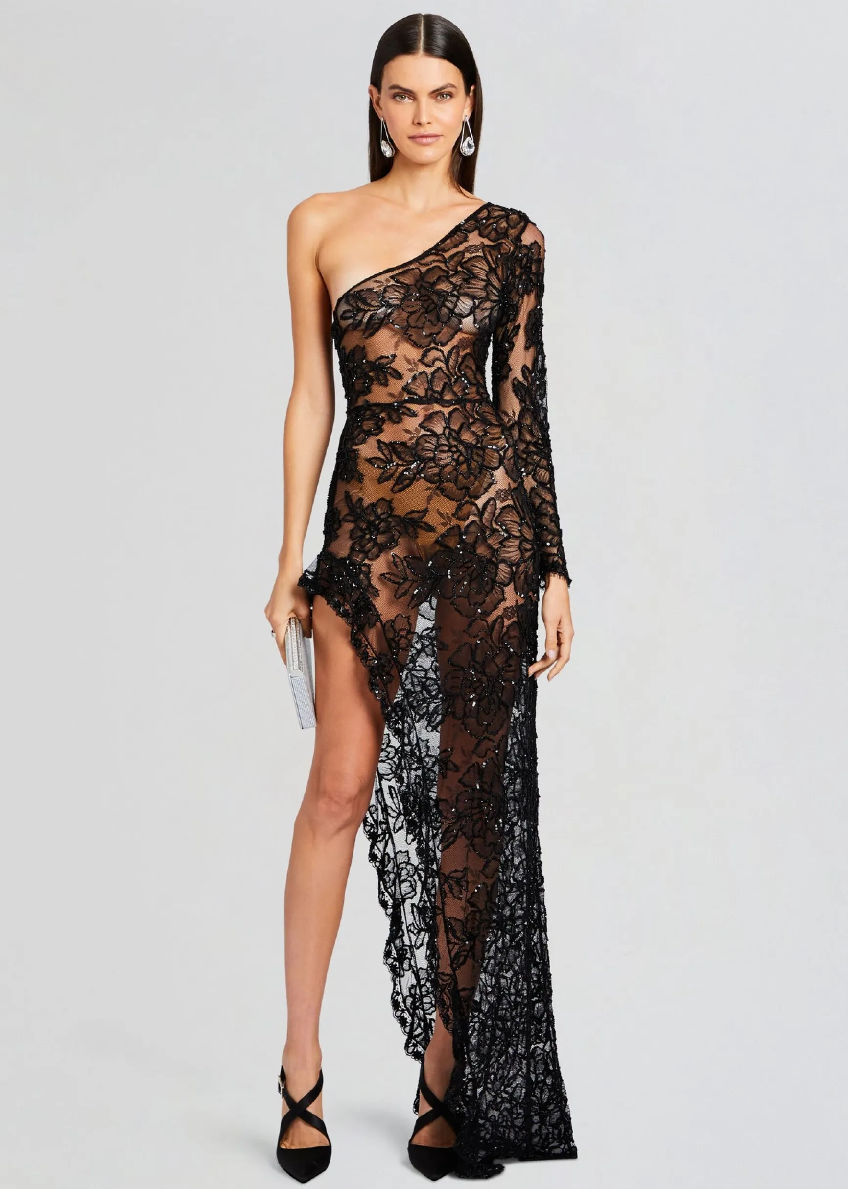 olimpia_embellished_lace__0-2.webp RETROFÊTE*Retrofete Olimpia Embellished Lace Dress Black