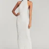 The Destination Bride*Retrofete Olivia Sequin Dress White