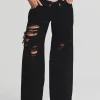 Bottoms*Retrofete Ollie Wide Leg Jean Stone Black