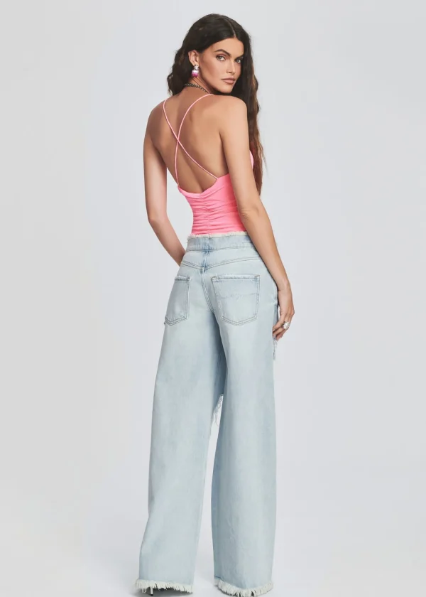 Bottoms*Retrofete Ollie Wide Leg Jean Skylight