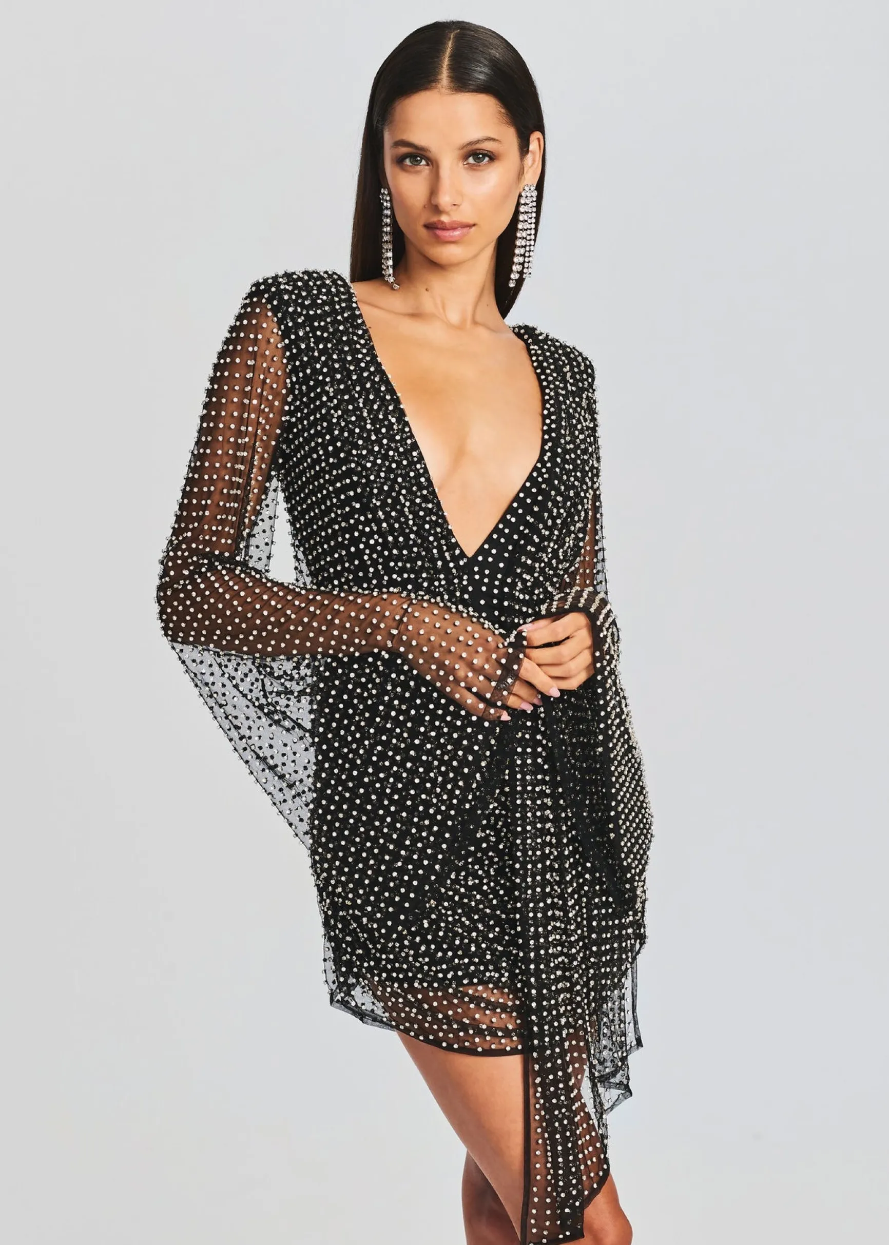 opal_crystal_embellished__4-5.webp Exclusively Ours*Retrofete Opal Crystal Embellished Dress Black with Silver