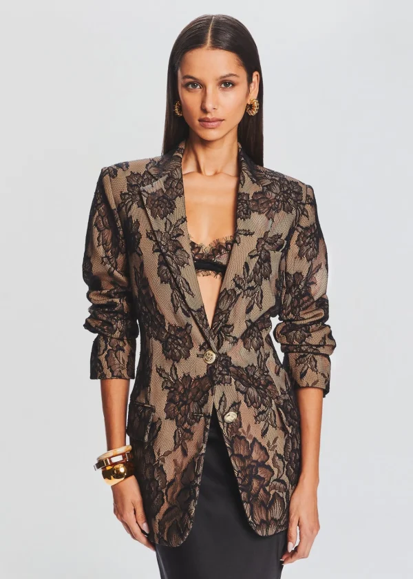 Jackets*Retrofete Ophelia Lace Jacket Tannin