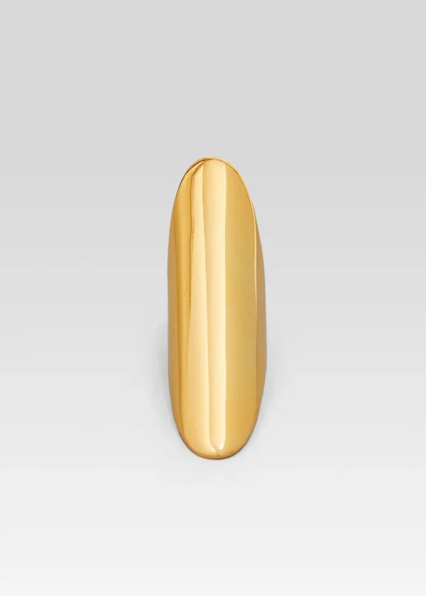 Guest Of*Retrofete Oval Finger Ring Gold