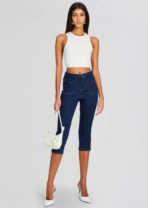 Bottoms*Retrofete Padma Capri Jean Deep Sea