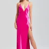 Guest Of*Retrofete Paloma Dress Neon Pink