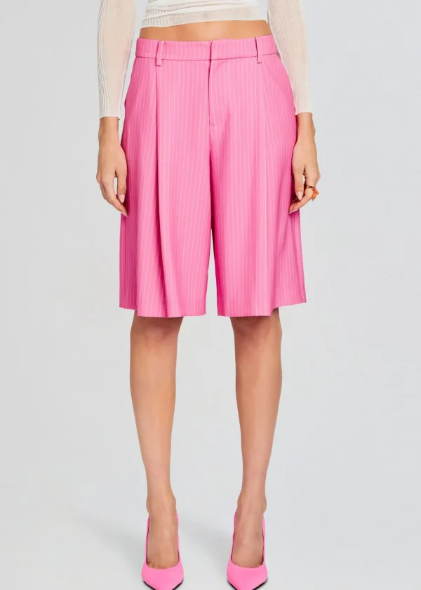 Resort '24*Retrofete Pearl Short Pink Pinstripe