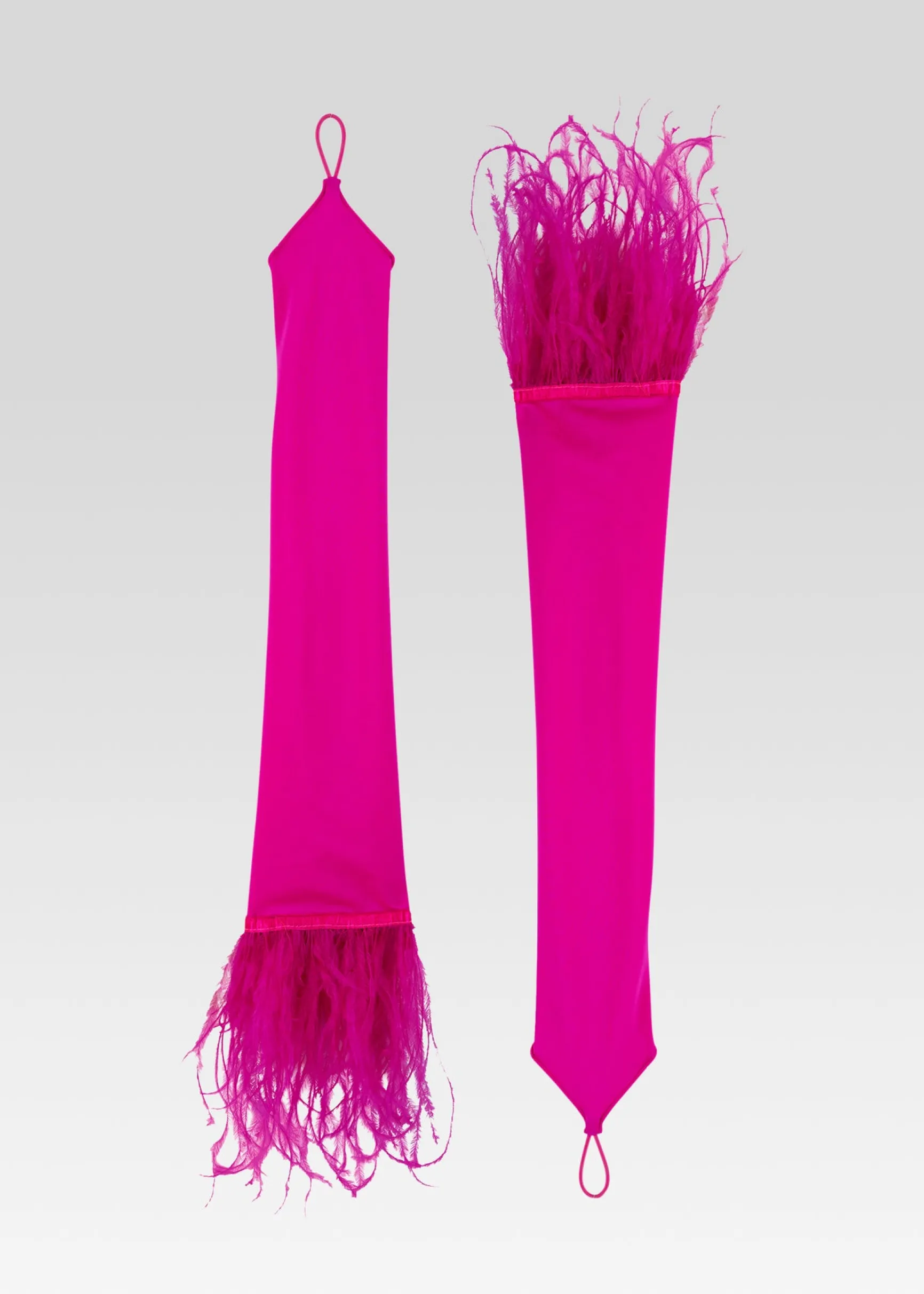 penny_feather_gloves_0-5.webp Accessories*Retrofete Penny Feather Gloves Neon Pink