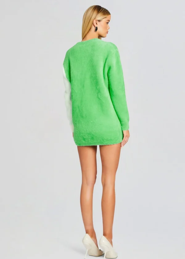Tops*Retrofete Pepper Fuzzy Cardigan Pistachio/Cream