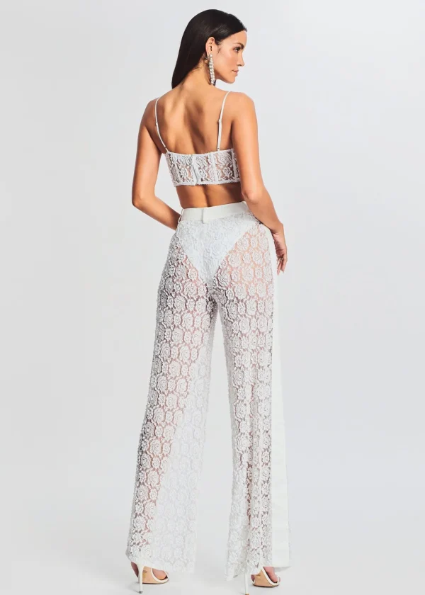 Honeymoon Looks*Retrofete Pessa Lace Top White