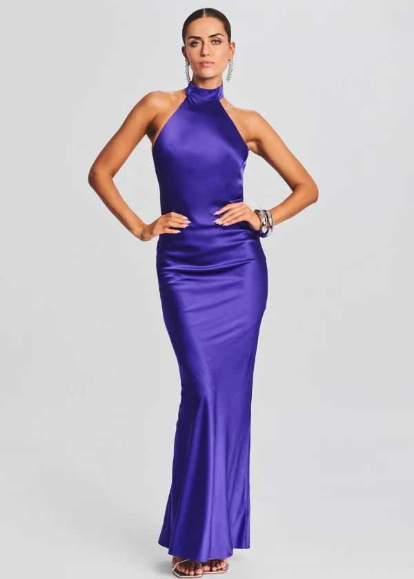 Bridal Party*Retrofete Phera Maxi Dress Violet Indigo
