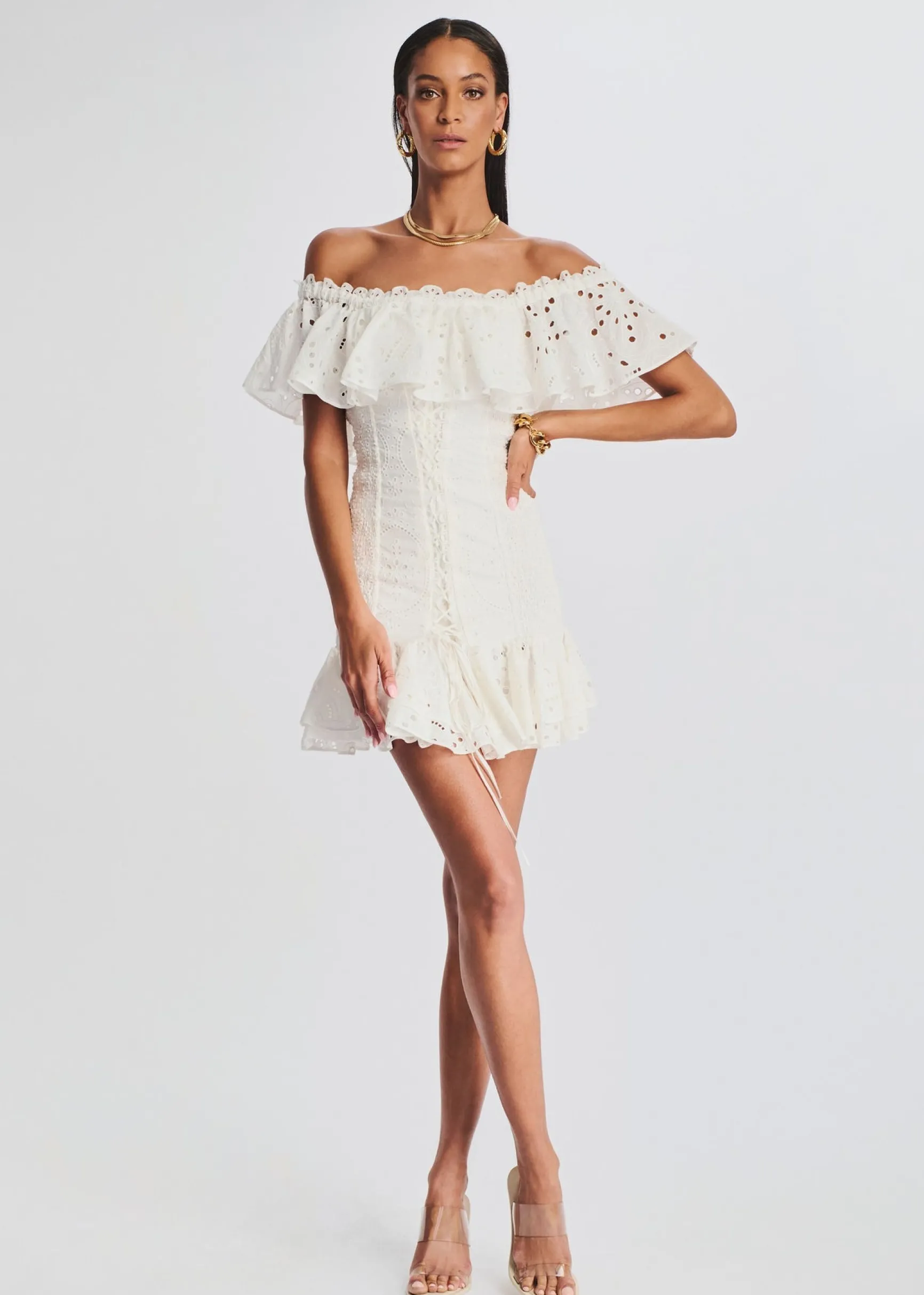 pia_short_dress_0-1.webp Bachelorette Party*Retrofete Pia Short Dress White Fruition