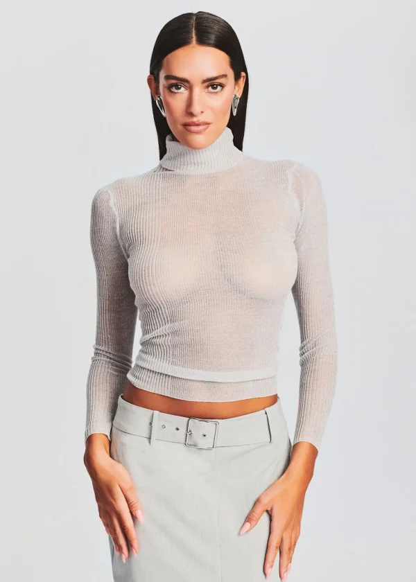 Sheer Bliss*Retrofete Piper Sweater Silver