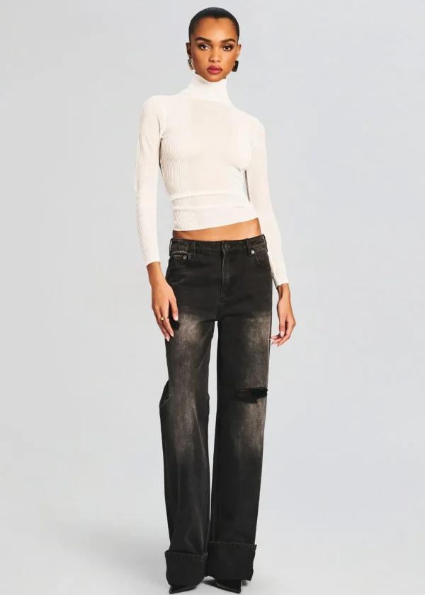 Spring Knits*Retrofete Piper Sweater White