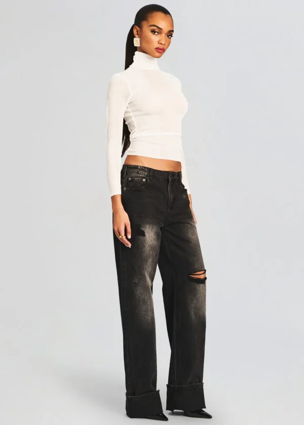 Day to Night*Retrofete Piper Sweater White