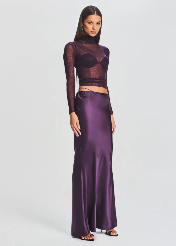 Tops*Retrofete Piper Sweater Eggplant