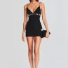 Guest Of*Retrofete Polly Dress Black/Silver